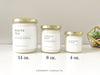 glass candle jar sizes