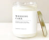 Wedding Cake Candles, Confetti Candle Co., Natural Soy Wax, Vegan, Sweet, Wedding Favors, Newlywed Gift, Bridesmaid Gifts, Anniversary Gift