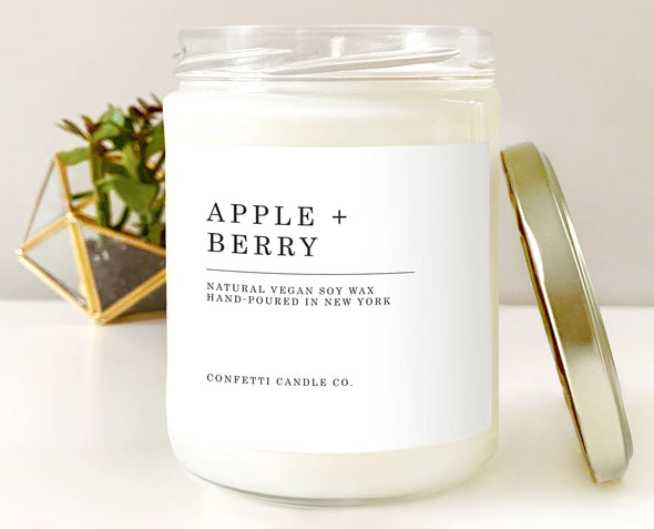 Apple + Berry Soy Candle