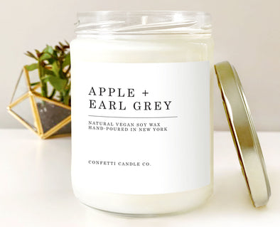 Apple + Earl Grey Soy Candle