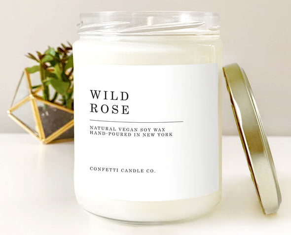 Wild Rose Soy Candle